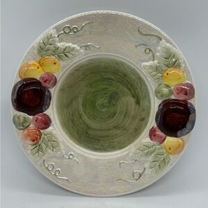 Yankee Candle Large Iridescent Glitter Sugared Plums Plate For Jar Candles